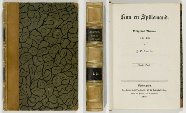 Bog: H.C. Andersen: kun en spillemand, original roman i..., 1837 (Dansk)